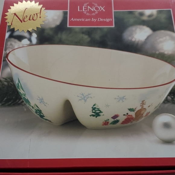 Lenox Other - Lenox Divided Angled Bowl
